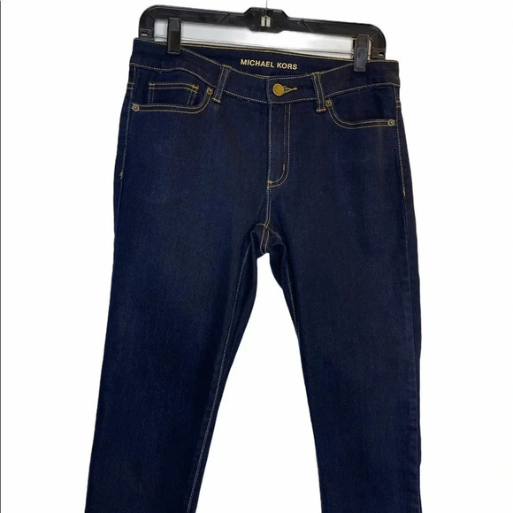 Michael Kors Dark Rinse Skinny Jean - Picture 7 of 16